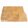 Dessus de table 70x40x2,5 cm bord vivant bois massif manguier 