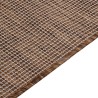 Tapis à tissage plat d'extérieur 80x250 cm Marron 