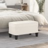 Banc Crème 70x35x41 cm Similicuir 