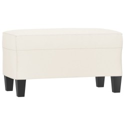 Banc Crème 70x35x41 cm Similicuir 
