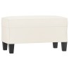 Banc Crème 70x35x41 cm Similicuir 