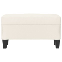 Banc Crème 70x35x41 cm Similicuir 