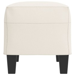 Banc Crème 70x35x41 cm Similicuir 