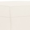 Banc Crème 70x35x41 cm Similicuir 