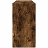 Armoire d'évier chêne fumé 90x29x55 cm bois d'ingénierie 