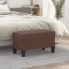 Banc Marron 70x35x41 cm Similicuir 