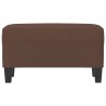 Banc Marron 70x35x41 cm Similicuir 