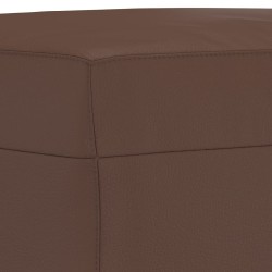 Banc Marron 70x35x41 cm Similicuir 