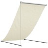 Auvent rétractable crème 100x150 m tissu et acier 