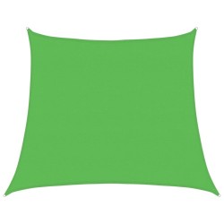 Voile d'ombrage 160 g/m² trapèze vert clair 4/5x4 m PEHD 