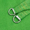 Voile d'ombrage 160 g/m² trapèze vert clair 4/5x4 m PEHD 