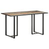 Table de salle à manger 140 cm Bois de récupération massif 