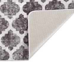 Tapis lavable multicolore 150x230 cm antidérapant 
