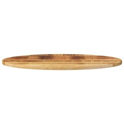 Dessus de table 110x40x3,8 cm ovale bois massif de manguier 