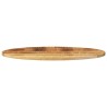 Dessus de table 110x40x3,8 cm ovale bois massif de manguier 