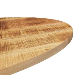 Dessus de table 110x40x3,8 cm ovale bois massif de manguier 