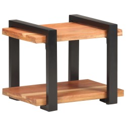 Table de chevet 50x40x40 cm Bois d'acacia massif 