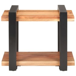 Table de chevet 50x40x40 cm Bois d'acacia massif 