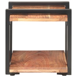 Table de chevet 50x40x40 cm Bois d'acacia massif 