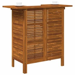 Table de bar 110 x 50 x 105 cm Bois d'acacia massif 