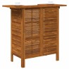 Table de bar 110 x 50 x 105 cm Bois d'acacia massif 