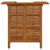 Table de bar 110 x 50 x 105 cm Bois d'acacia massif 