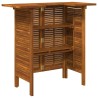 Table de bar 110 x 50 x 105 cm Bois d'acacia massif 