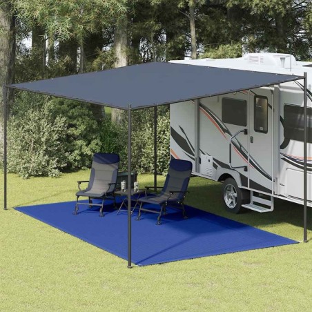 Tapis de tente 300x500 cm Bleu PEHD 