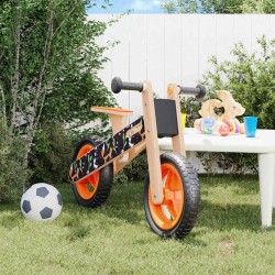 Vélo d'équilibre pour enfants imprimé orange 