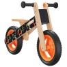 Vélo d'équilibre pour enfants imprimé orange 
