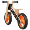 Vélo d'équilibre pour enfants imprimé orange 