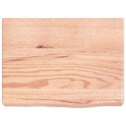 Comptoir de salle de bain marron 40x30x(2-6) cm bois traité 