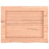 Comptoir de salle de bain marron 40x30x(2-6) cm bois traité 