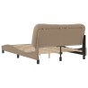 Cadre de lit sans matelas cappuccino 140x200 cm similicuir 