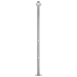 Douche de jardin 215 cm Acier inoxydable  