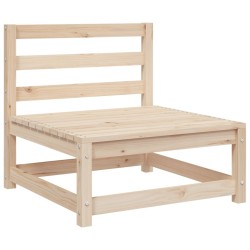 Salon de jardin 5 pcs bois de pin massif 