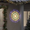 Étoile rayonnante de Noël 140 LED 2 pcs multicolore 17 cm 