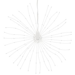 Étoile rayonnante de Noël 140 LED 2 pcs multicolore 17 cm 