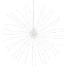Étoile rayonnante de Noël 140 LED 2 pcs multicolore 17 cm 