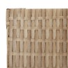 Cloison de séparation 6 panneaux beige résine tressée 