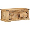 Table Basse 90x50x40 cm Bois Massif Bois de Mangue Brut 