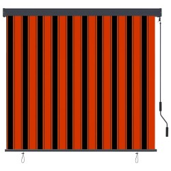 Store roulant d'extérieur 170x250 cm Orange et marron 