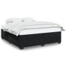 Cadre de lit sans matelas noir 200x200 cm velours 