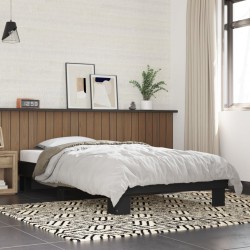 Cadre de lit sans matelas noir 100x200 cm 