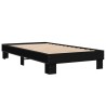 Cadre de lit sans matelas noir 100x200 cm 