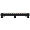 Cadre de lit sans matelas noir 100x200 cm 