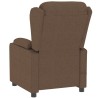 Fauteuil inclinable électrique Marron Tissu 