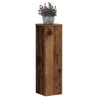Supports pour plantes 2 pcs vieux bois bois d'ingénierie 
