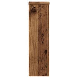 Supports pour plantes 2 pcs vieux bois bois d'ingénierie 