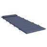 Coussin de chaise longue bleu marine 180x60x4 cm tissu oxford 